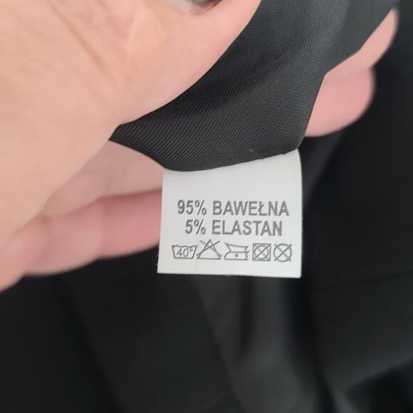 Belluci ladies cropped blazer/jacket Black Sz XL Acubi Preppy chic office siren - Picture 10 of 10